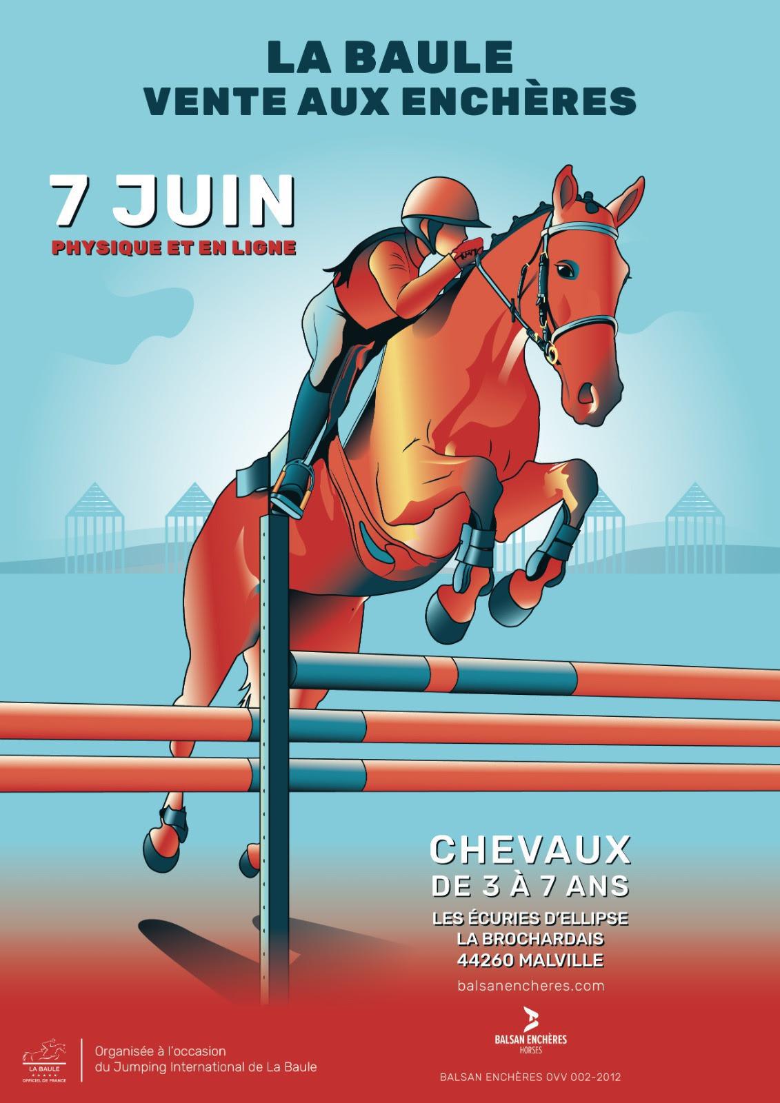 Jumping international de La Baule : Du sport et une vente aux enchères de jeunes chevaux